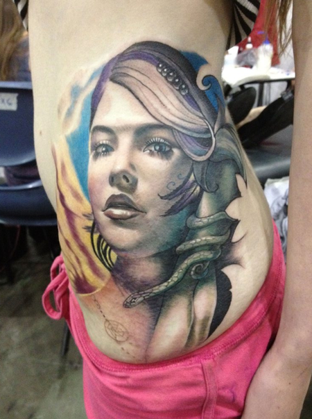 tattoos/ - Realistic Girl Tattoo - 66300